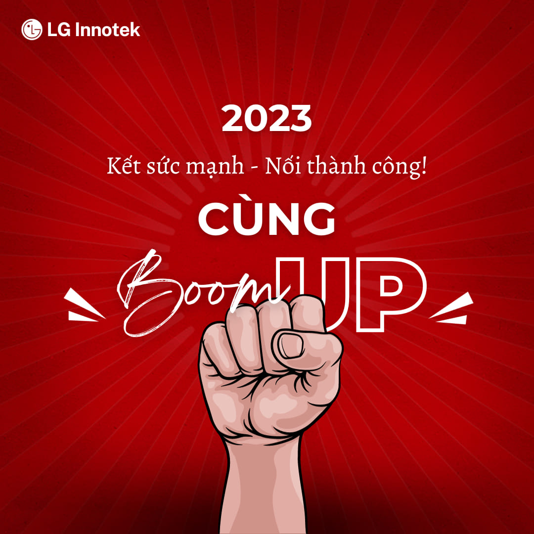BOOM UP 2023 - LG Innotek "Chúng ta cùng chung tay vượt qua thử thách!"
